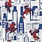 RoomMates Blue Spider-Man Cityscape Peel & Stick Wallpaper